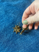 Load image into Gallery viewer, Beaded Sun Hoops
