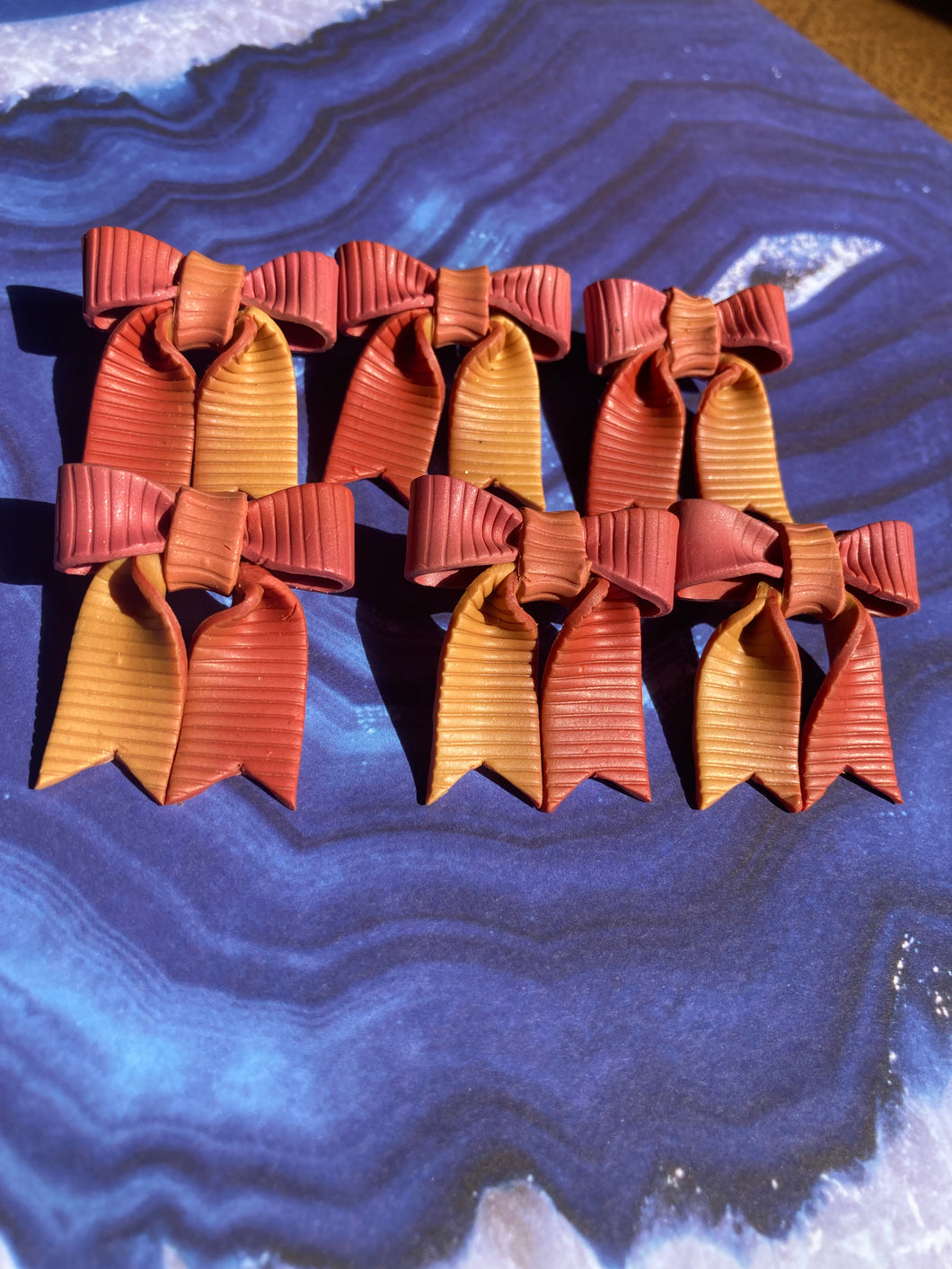 Sunset Bow Studs