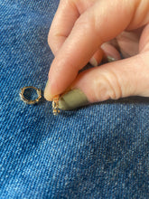 Load image into Gallery viewer, Gold Chain Huggies
