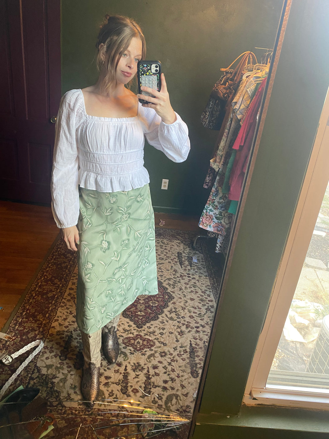 Courtenay Floral Maxi Skirt size Large