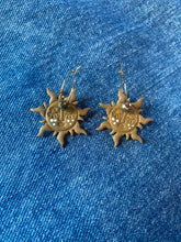 Load image into Gallery viewer, Beaded Sun Hoops
