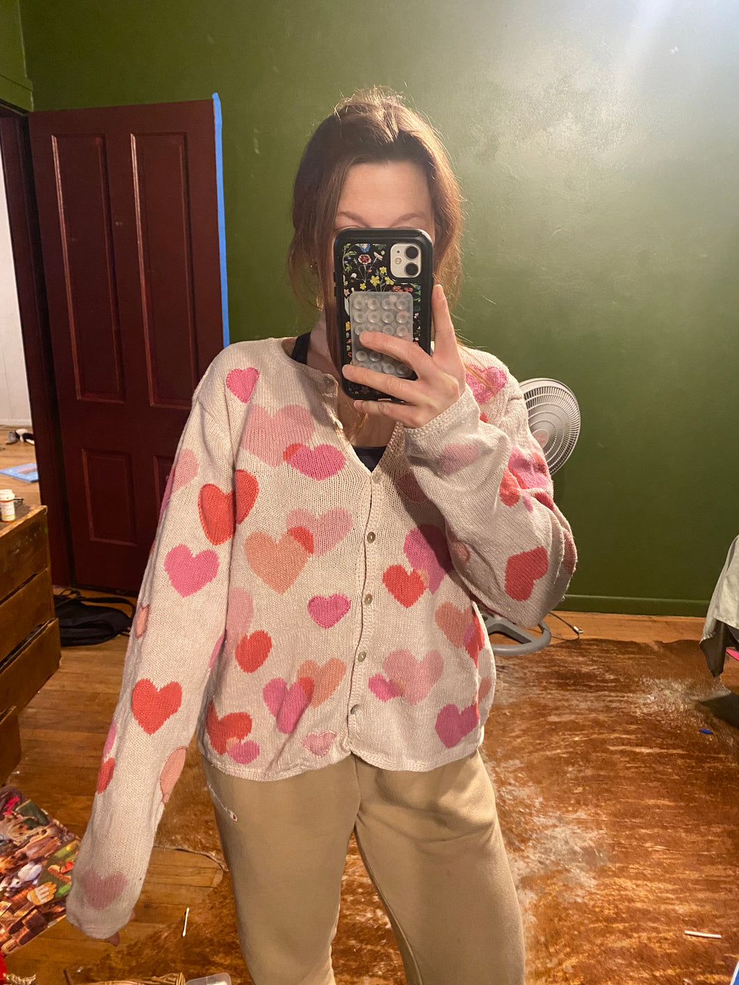 Heart cardigan