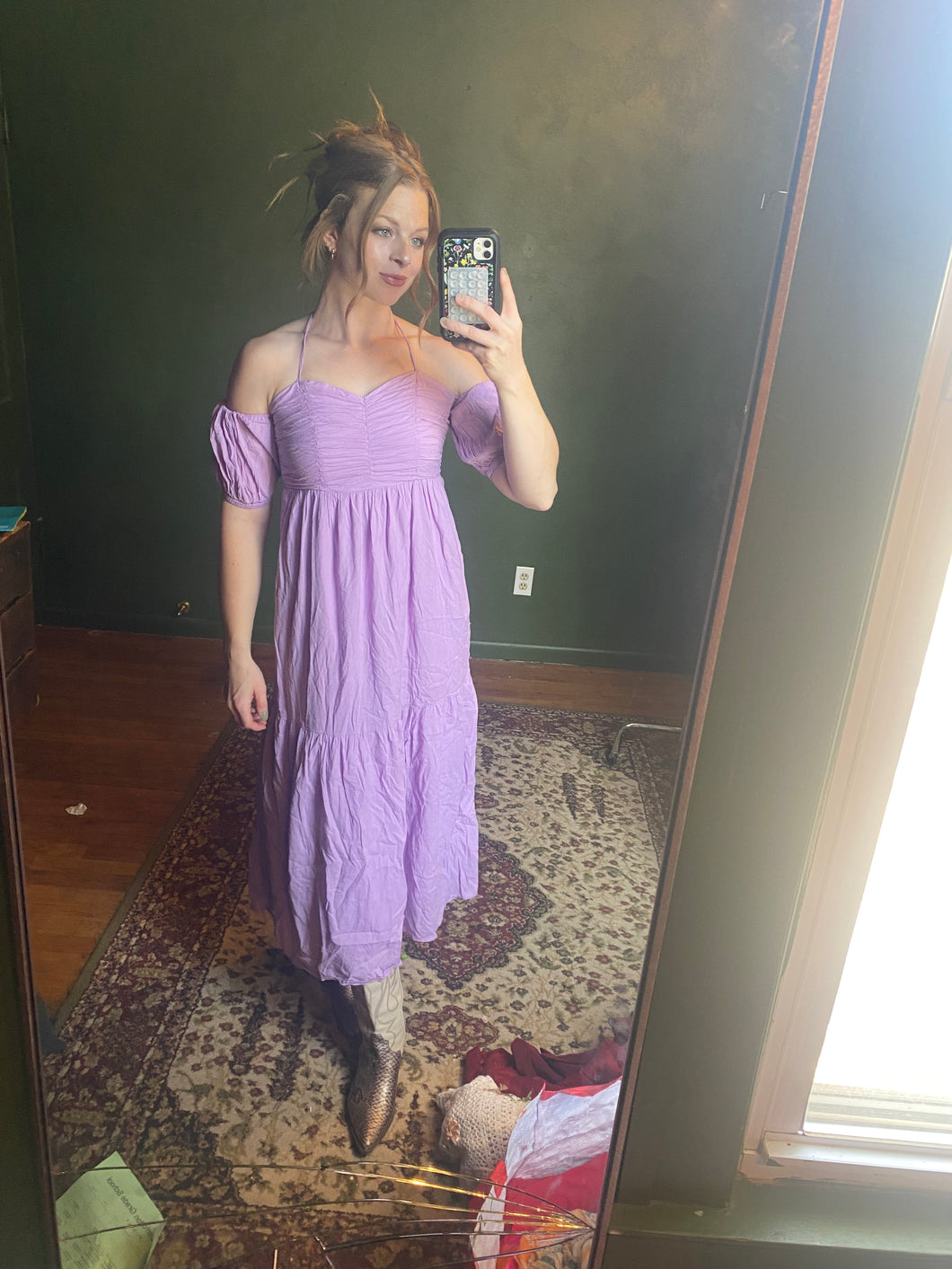 Lilac Midi Dress Size XS-S