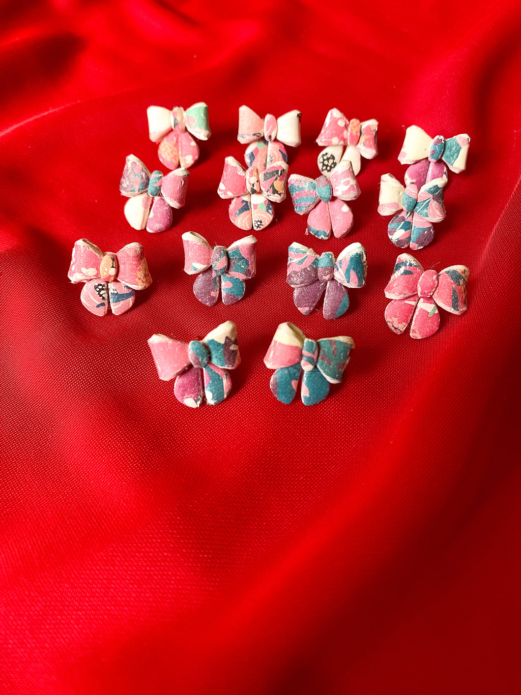 Floral Bow Studs