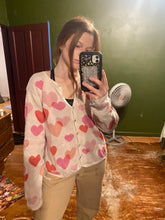 Load image into Gallery viewer, Heart cardigan
