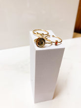 Load image into Gallery viewer, 18K Gold Filled Adjustable Smiley Ring
