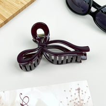 Load image into Gallery viewer, Jelly Color Bow Hair Clips Large Claw Clip
