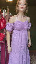 Load and play video in Gallery viewer, Lilac Midi Dress Size XS-S
